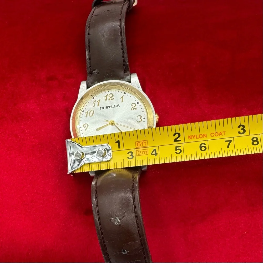 Vintage Rustler Quartz Watch Japan Movement Classic 80s-90s Date Window